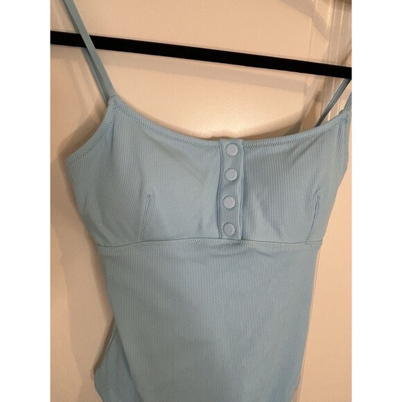 NWT Melissa Odabash Calabasas Celeste Ribbed Swim Suit Size 4 - Picture 5 of 9